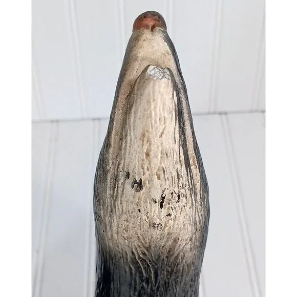 2 Vtg 14" 1950s Howling Coyote Pottery Indoor Outdoor Sculpture Statues Bookends - Picture 7 of 9